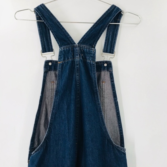 Sunday Best Utility Cargo Denim Straight Leg Overalls Size XXS - Picture 8 of 10